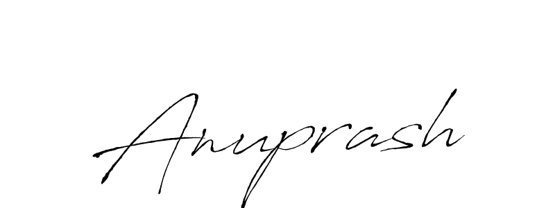 How to make Anuprash signature? Antro_Vectra is a professional autograph style. Create handwritten signature for Anuprash name. Anuprash signature style 6 images and pictures png