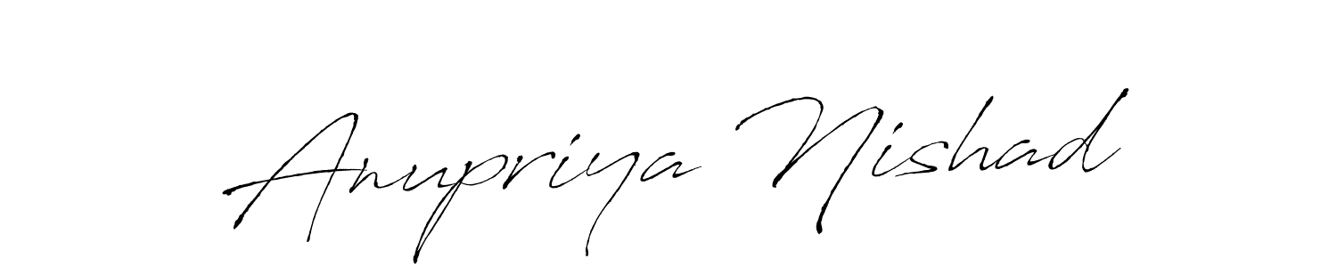 Make a short Anupriya Nishad signature style. Manage your documents anywhere anytime using Antro_Vectra. Create and add eSignatures, submit forms, share and send files easily. Anupriya Nishad signature style 6 images and pictures png