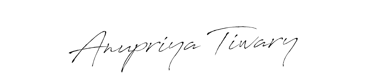 Antro_Vectra is a professional signature style that is perfect for those who want to add a touch of class to their signature. It is also a great choice for those who want to make their signature more unique. Get Anupriya Tiwary name to fancy signature for free. Anupriya Tiwary signature style 6 images and pictures png
