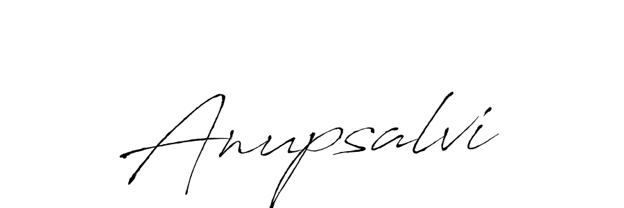 How to make Anupsalvi signature? Antro_Vectra is a professional autograph style. Create handwritten signature for Anupsalvi name. Anupsalvi signature style 6 images and pictures png