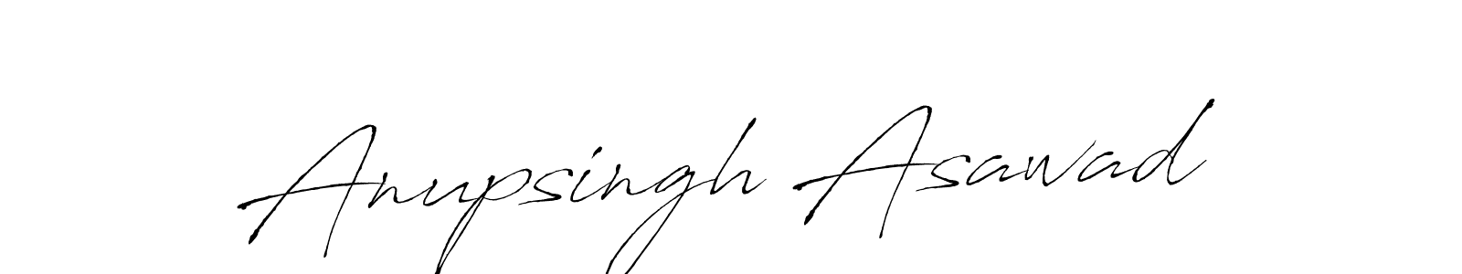 This is the best signature style for the Anupsingh Asawad name. Also you like these signature font (Antro_Vectra). Mix name signature. Anupsingh Asawad signature style 6 images and pictures png