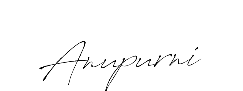 Anupurni stylish signature style. Best Handwritten Sign (Antro_Vectra) for my name. Handwritten Signature Collection Ideas for my name Anupurni. Anupurni signature style 6 images and pictures png