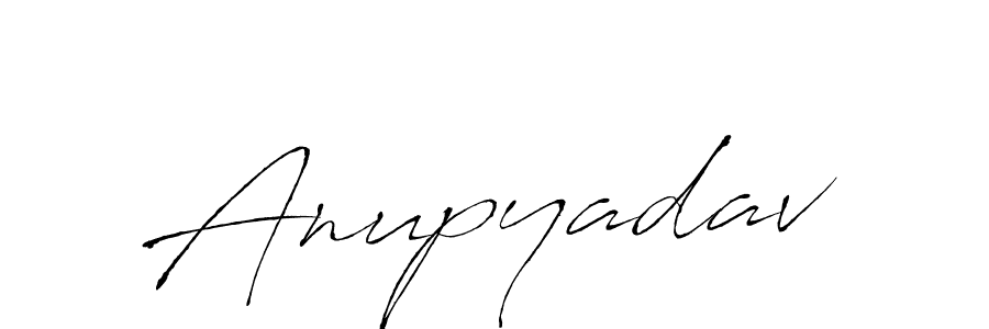 Design your own signature with our free online signature maker. With this signature software, you can create a handwritten (Antro_Vectra) signature for name Anupyadav. Anupyadav signature style 6 images and pictures png