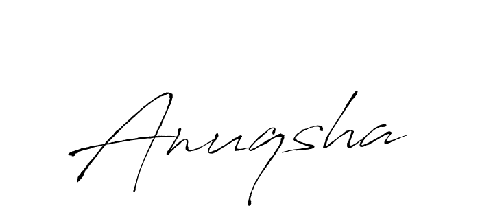 Anuqsha stylish signature style. Best Handwritten Sign (Antro_Vectra) for my name. Handwritten Signature Collection Ideas for my name Anuqsha. Anuqsha signature style 6 images and pictures png