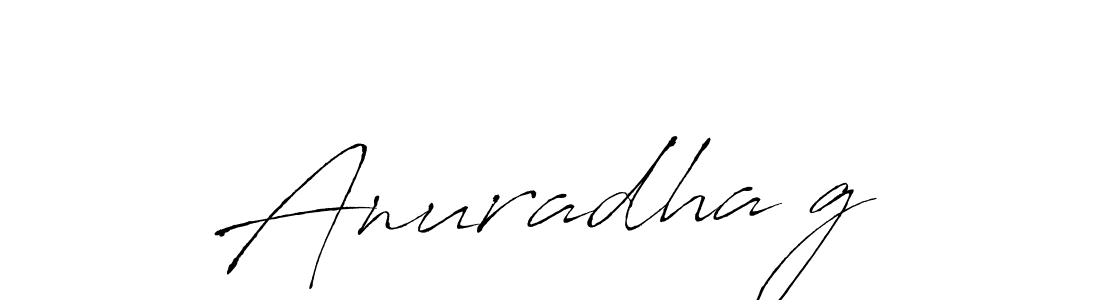 Anuradha g stylish signature style. Best Handwritten Sign (Antro_Vectra) for my name. Handwritten Signature Collection Ideas for my name Anuradha g. Anuradha g signature style 6 images and pictures png