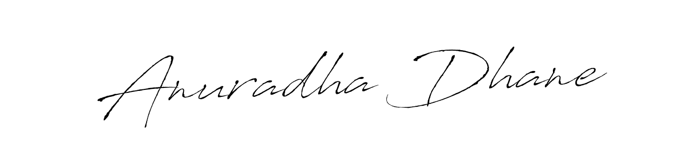 Here are the top 10 professional signature styles for the name Anuradha Dhane. These are the best autograph styles you can use for your name. Anuradha Dhane signature style 6 images and pictures png