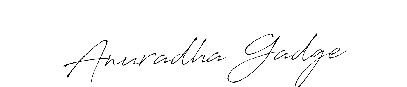 This is the best signature style for the Anuradha Gadge name. Also you like these signature font (Antro_Vectra). Mix name signature. Anuradha Gadge signature style 6 images and pictures png