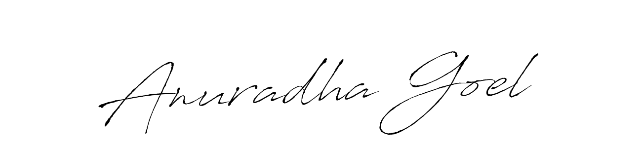 Also You can easily find your signature by using the search form. We will create Anuradha Goel name handwritten signature images for you free of cost using Antro_Vectra sign style. Anuradha Goel signature style 6 images and pictures png