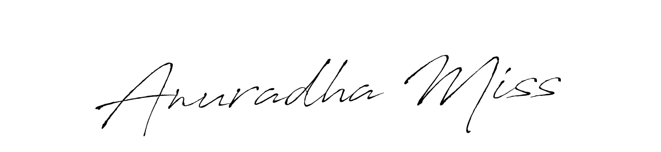 It looks lik you need a new signature style for name Anuradha Miss. Design unique handwritten (Antro_Vectra) signature with our free signature maker in just a few clicks. Anuradha Miss signature style 6 images and pictures png