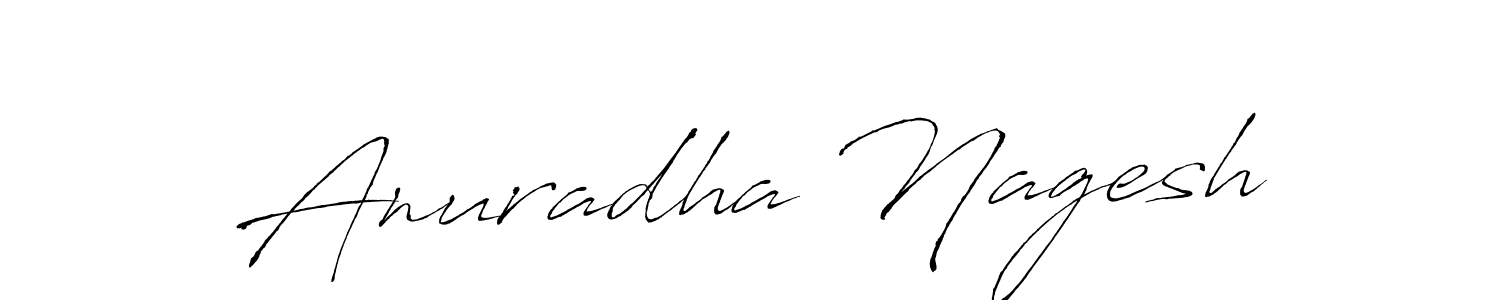 Create a beautiful signature design for name Anuradha Nagesh. With this signature (Antro_Vectra) fonts, you can make a handwritten signature for free. Anuradha Nagesh signature style 6 images and pictures png