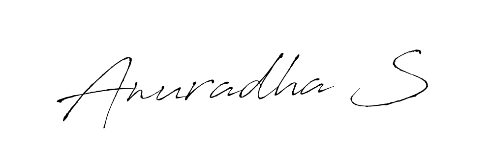 Also we have Anuradha S name is the best signature style. Create professional handwritten signature collection using Antro_Vectra autograph style. Anuradha S signature style 6 images and pictures png