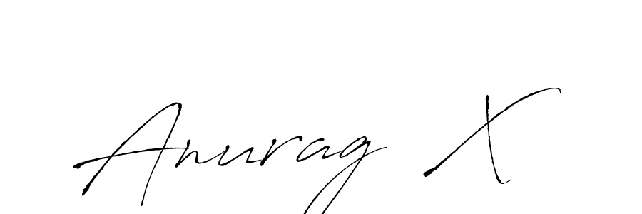 if you are searching for the best signature style for your name Anurag  X. so please give up your signature search. here we have designed multiple signature styles  using Antro_Vectra. Anurag  X signature style 6 images and pictures png