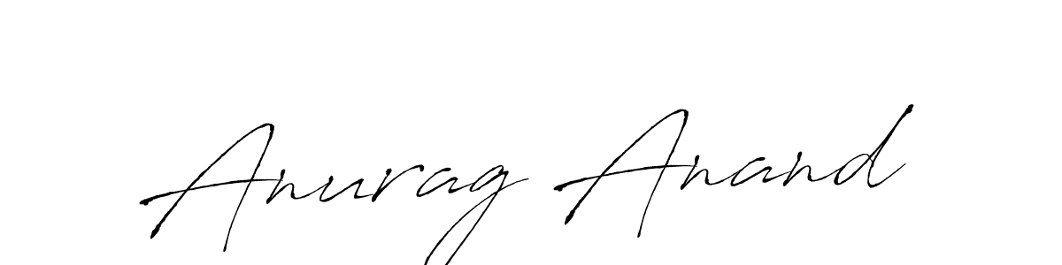Design your own signature with our free online signature maker. With this signature software, you can create a handwritten (Antro_Vectra) signature for name Anurag Anand. Anurag Anand signature style 6 images and pictures png