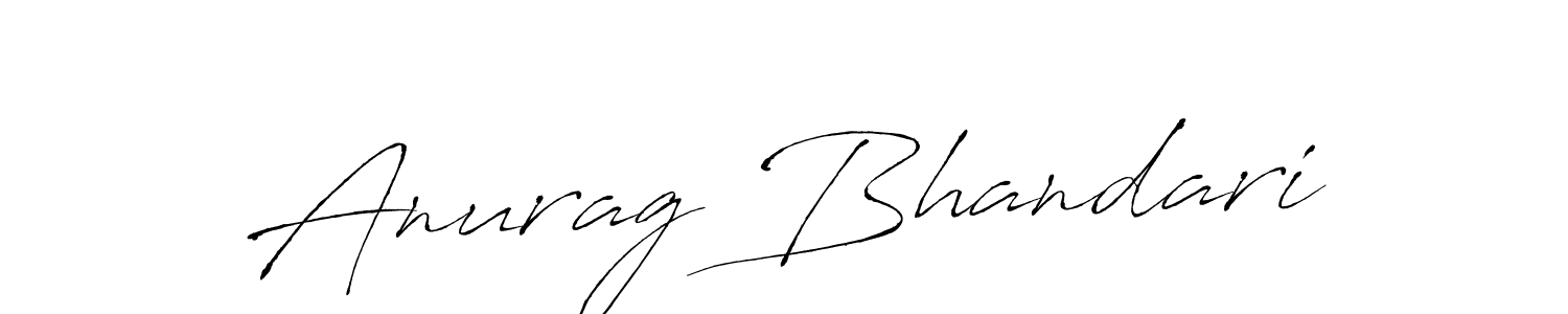 Design your own signature with our free online signature maker. With this signature software, you can create a handwritten (Antro_Vectra) signature for name Anurag Bhandari. Anurag Bhandari signature style 6 images and pictures png