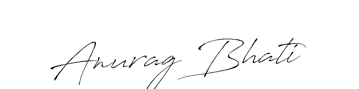 Also You can easily find your signature by using the search form. We will create Anurag Bhati name handwritten signature images for you free of cost using Antro_Vectra sign style. Anurag Bhati signature style 6 images and pictures png