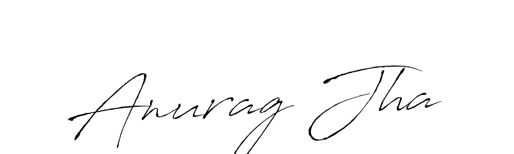 Create a beautiful signature design for name Anurag Jha. With this signature (Antro_Vectra) fonts, you can make a handwritten signature for free. Anurag Jha signature style 6 images and pictures png