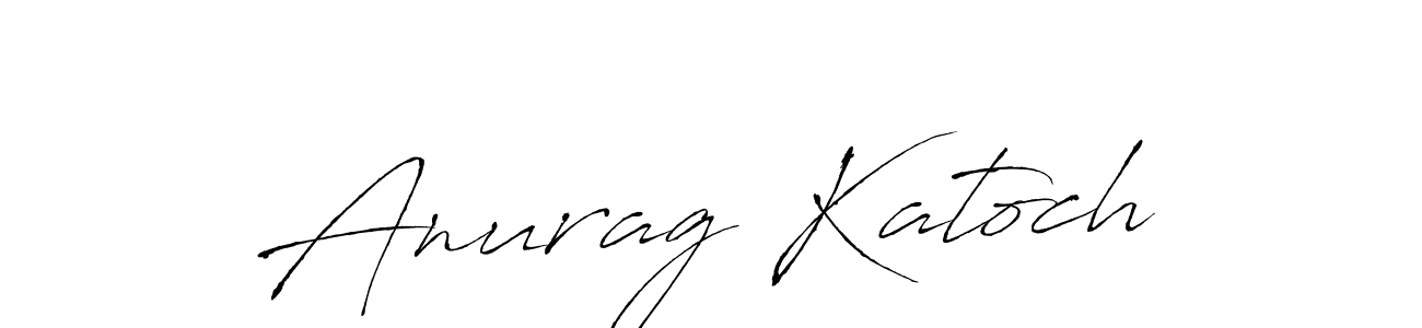 Anurag Katoch stylish signature style. Best Handwritten Sign (Antro_Vectra) for my name. Handwritten Signature Collection Ideas for my name Anurag Katoch. Anurag Katoch signature style 6 images and pictures png