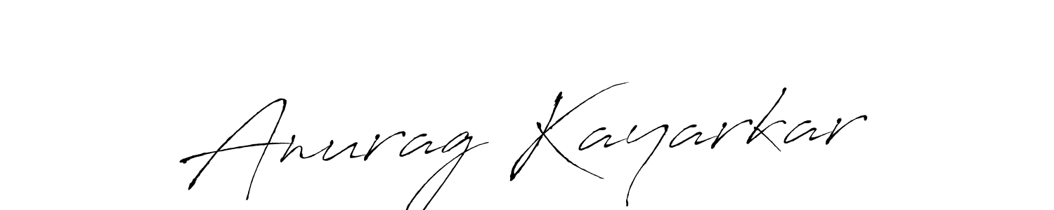 Anurag Kayarkar stylish signature style. Best Handwritten Sign (Antro_Vectra) for my name. Handwritten Signature Collection Ideas for my name Anurag Kayarkar. Anurag Kayarkar signature style 6 images and pictures png