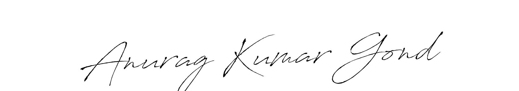 Make a short Anurag Kumar Gond signature style. Manage your documents anywhere anytime using Antro_Vectra. Create and add eSignatures, submit forms, share and send files easily. Anurag Kumar Gond signature style 6 images and pictures png