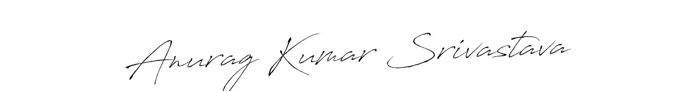 How to make Anurag Kumar Srivastava name signature. Use Antro_Vectra style for creating short signs online. This is the latest handwritten sign. Anurag Kumar Srivastava signature style 6 images and pictures png