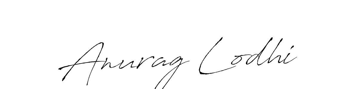 Design your own signature with our free online signature maker. With this signature software, you can create a handwritten (Antro_Vectra) signature for name Anurag Lodhi. Anurag Lodhi signature style 6 images and pictures png