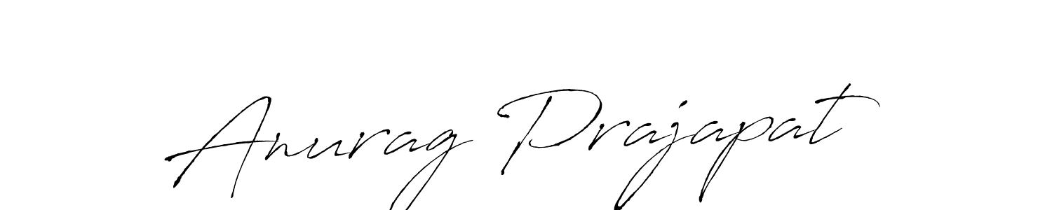 Make a beautiful signature design for name Anurag Prajapat. With this signature (Antro_Vectra) style, you can create a handwritten signature for free. Anurag Prajapat signature style 6 images and pictures png