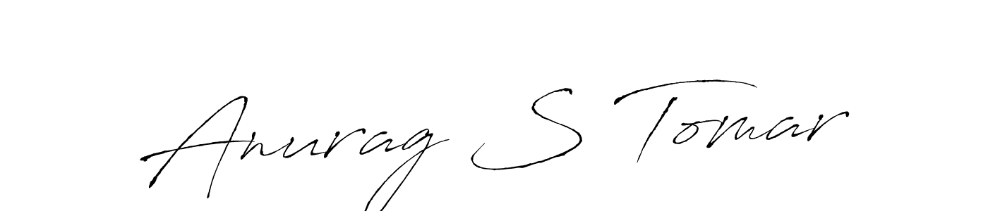Similarly Antro_Vectra is the best handwritten signature design. Signature creator online .You can use it as an online autograph creator for name Anurag S Tomar. Anurag S Tomar signature style 6 images and pictures png