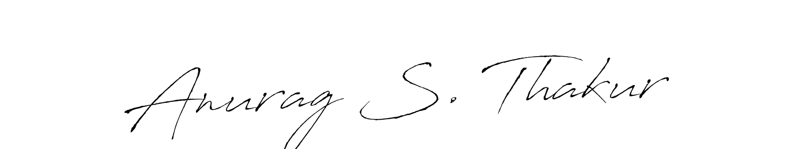 Anurag S. Thakur stylish signature style. Best Handwritten Sign (Antro_Vectra) for my name. Handwritten Signature Collection Ideas for my name Anurag S. Thakur. Anurag S. Thakur signature style 6 images and pictures png