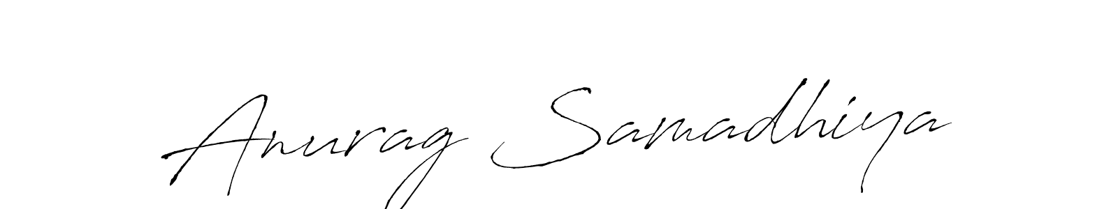 Also You can easily find your signature by using the search form. We will create Anurag Samadhiya name handwritten signature images for you free of cost using Antro_Vectra sign style. Anurag Samadhiya signature style 6 images and pictures png