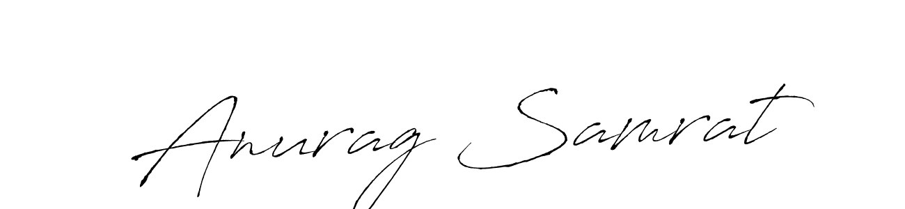 Make a beautiful signature design for name Anurag Samrat. Use this online signature maker to create a handwritten signature for free. Anurag Samrat signature style 6 images and pictures png