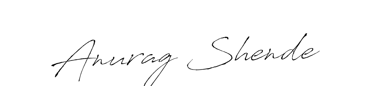 Also we have Anurag Shende name is the best signature style. Create professional handwritten signature collection using Antro_Vectra autograph style. Anurag Shende signature style 6 images and pictures png