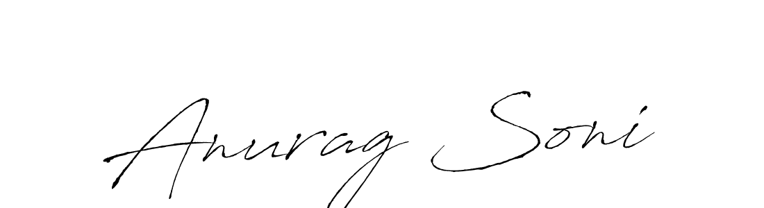 Create a beautiful signature design for name Anurag Soni. With this signature (Antro_Vectra) fonts, you can make a handwritten signature for free. Anurag Soni signature style 6 images and pictures png