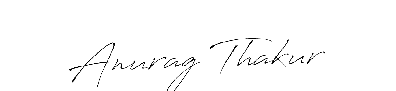 Create a beautiful signature design for name Anurag Thakur. With this signature (Antro_Vectra) fonts, you can make a handwritten signature for free. Anurag Thakur signature style 6 images and pictures png