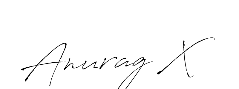 Make a beautiful signature design for name Anurag X. With this signature (Antro_Vectra) style, you can create a handwritten signature for free. Anurag X signature style 6 images and pictures png