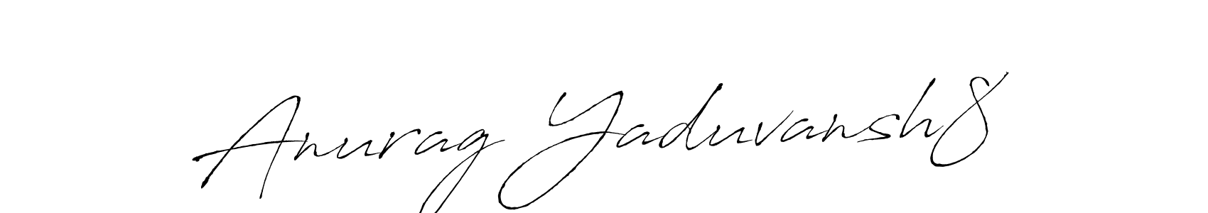 Use a signature maker to create a handwritten signature online. With this signature software, you can design (Antro_Vectra) your own signature for name Anurag Yaduvansh8. Anurag Yaduvansh8 signature style 6 images and pictures png