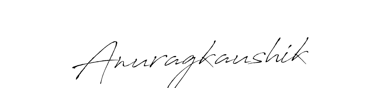 Design your own signature with our free online signature maker. With this signature software, you can create a handwritten (Antro_Vectra) signature for name Anuragkaushik. Anuragkaushik signature style 6 images and pictures png