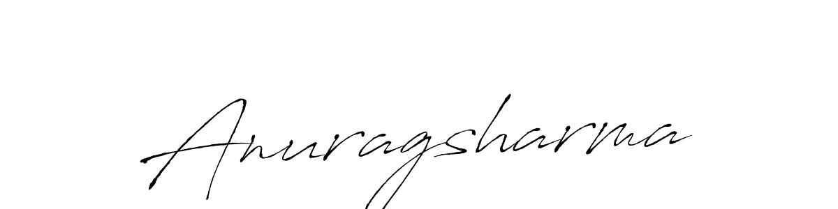 Anuragsharma stylish signature style. Best Handwritten Sign (Antro_Vectra) for my name. Handwritten Signature Collection Ideas for my name Anuragsharma. Anuragsharma signature style 6 images and pictures png