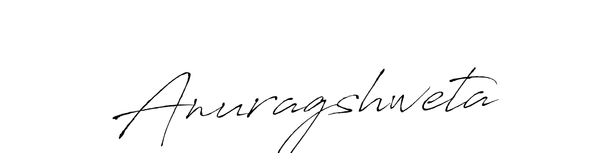 How to make Anuragshweta signature? Antro_Vectra is a professional autograph style. Create handwritten signature for Anuragshweta name. Anuragshweta signature style 6 images and pictures png