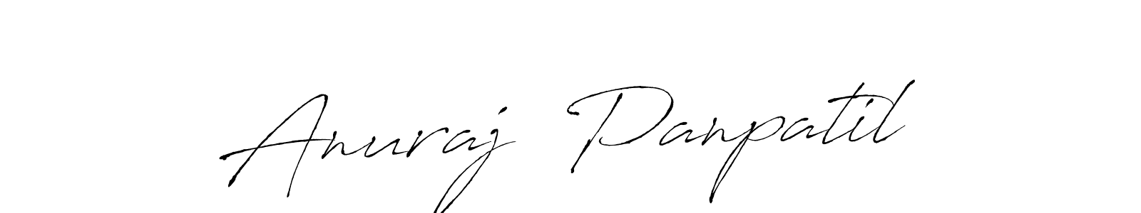 The best way (Antro_Vectra) to make a short signature is to pick only two or three words in your name. The name Anuraj  Panpatil include a total of six letters. For converting this name. Anuraj  Panpatil signature style 6 images and pictures png