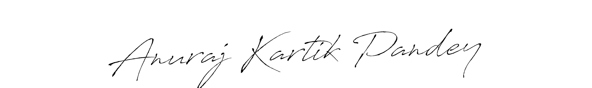 Design your own signature with our free online signature maker. With this signature software, you can create a handwritten (Antro_Vectra) signature for name Anuraj Kartik Pandey. Anuraj Kartik Pandey signature style 6 images and pictures png