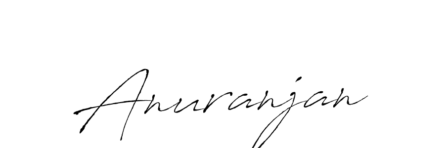 Use a signature maker to create a handwritten signature online. With this signature software, you can design (Antro_Vectra) your own signature for name Anuranjan. Anuranjan signature style 6 images and pictures png