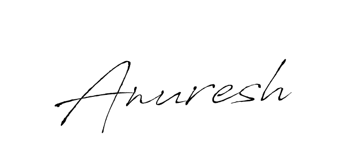 Make a beautiful signature design for name Anuresh. With this signature (Antro_Vectra) style, you can create a handwritten signature for free. Anuresh signature style 6 images and pictures png