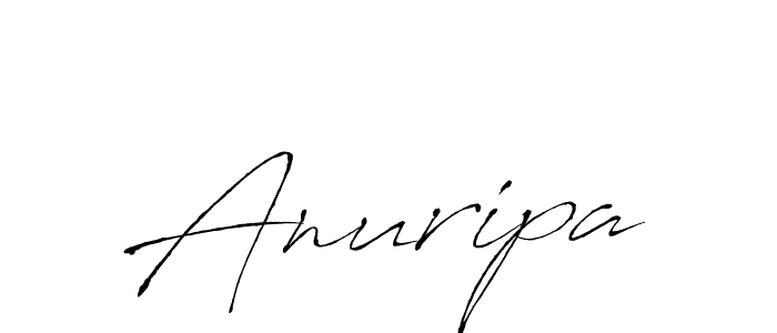 How to make Anuripa name signature. Use Antro_Vectra style for creating short signs online. This is the latest handwritten sign. Anuripa signature style 6 images and pictures png