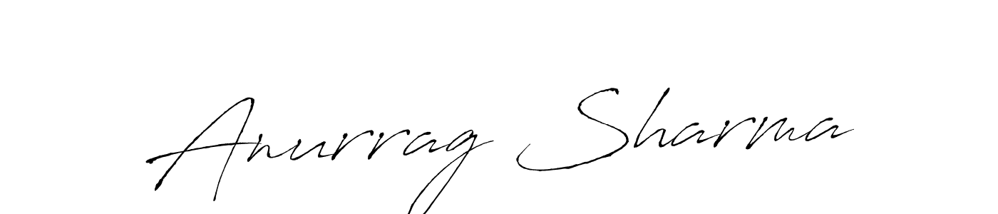 Make a beautiful signature design for name Anurrag Sharma. With this signature (Antro_Vectra) style, you can create a handwritten signature for free. Anurrag Sharma signature style 6 images and pictures png