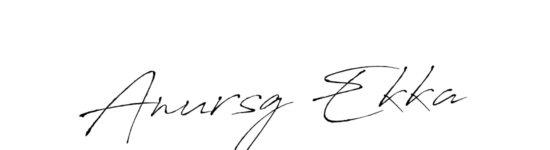 Use a signature maker to create a handwritten signature online. With this signature software, you can design (Antro_Vectra) your own signature for name Anursg Ekka. Anursg Ekka signature style 6 images and pictures png