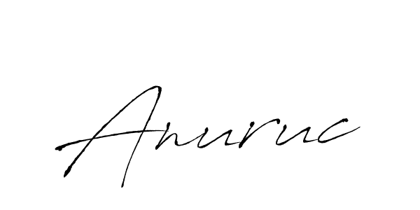 How to make Anuruc name signature. Use Antro_Vectra style for creating short signs online. This is the latest handwritten sign. Anuruc signature style 6 images and pictures png