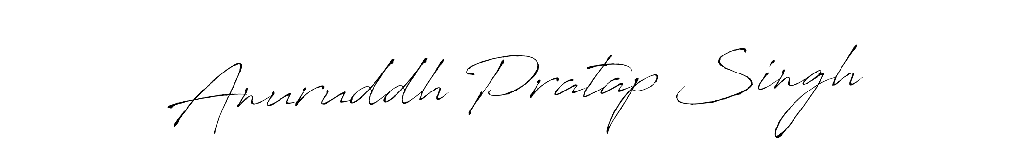 Antro_Vectra is a professional signature style that is perfect for those who want to add a touch of class to their signature. It is also a great choice for those who want to make their signature more unique. Get Anuruddh Pratap Singh name to fancy signature for free. Anuruddh Pratap Singh signature style 6 images and pictures png