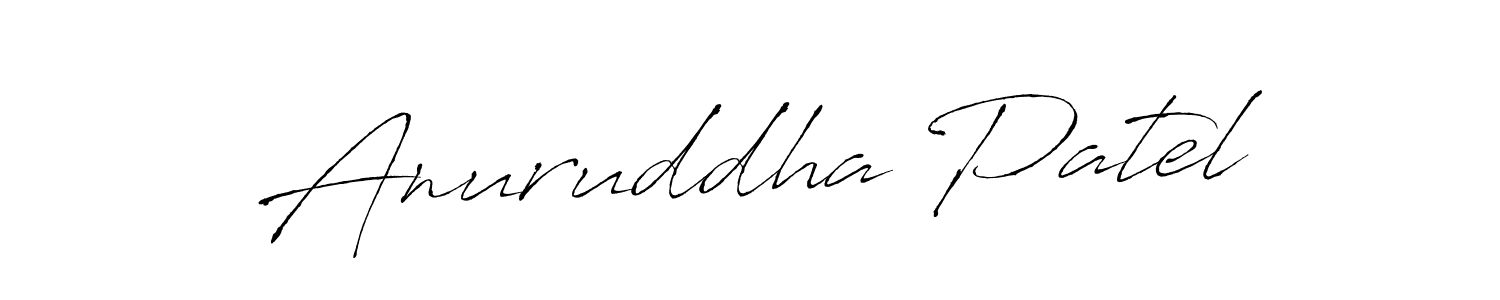 This is the best signature style for the Anuruddha Patel name. Also you like these signature font (Antro_Vectra). Mix name signature. Anuruddha Patel signature style 6 images and pictures png