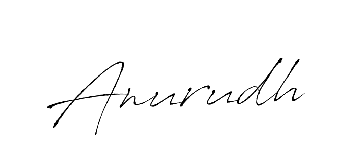 Make a beautiful signature design for name Anurudh. With this signature (Antro_Vectra) style, you can create a handwritten signature for free. Anurudh signature style 6 images and pictures png
