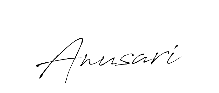You should practise on your own different ways (Antro_Vectra) to write your name (Anusari) in signature. don't let someone else do it for you. Anusari signature style 6 images and pictures png
